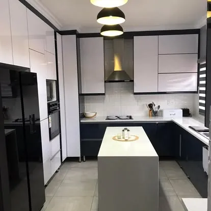 Kitchens project: kitchen navy white