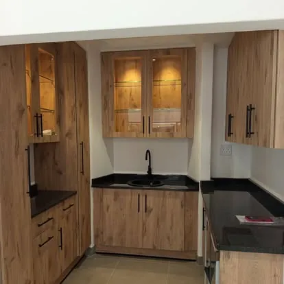 Kitchens project: kitchen oak wine