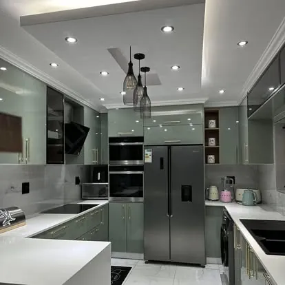 Kitchens project: kitchen sage fridge
