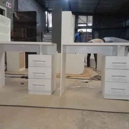 Reception and office project: office desks white