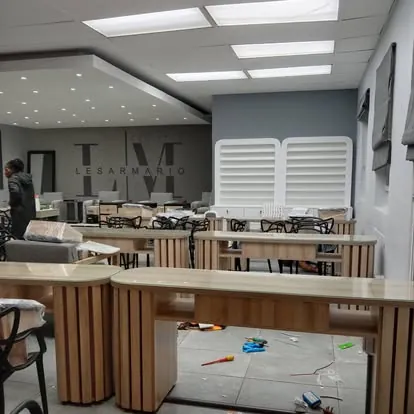 Nail salon tables