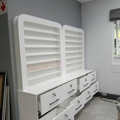 Salon project: salon polish drawers