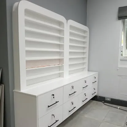 Salon project: salon polish wall