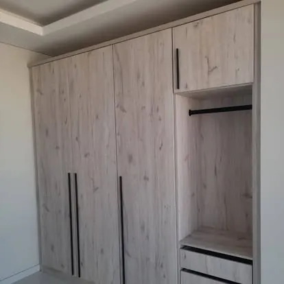 Wardrobes project: wardrobe rustic oak